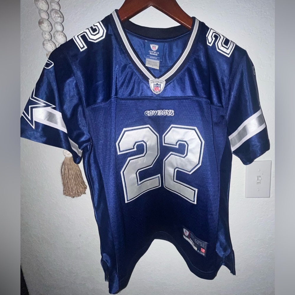 Reebok NFL Women’s Cowboys Blue Jersey